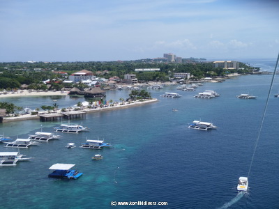 mactan parasail view